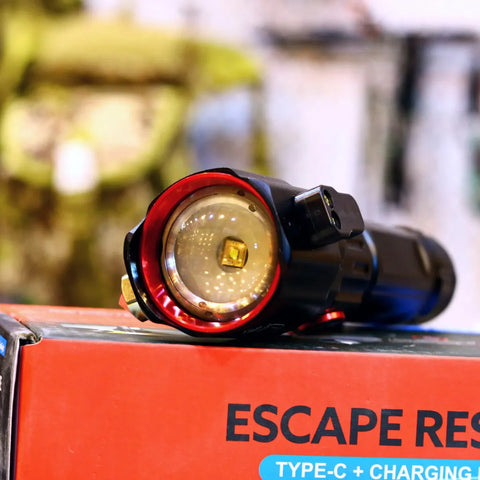 Rl-2210 Multifunctional Rechargeable LED Emergency Flashlight with Side Work Light & USB Charging – Ultra-Bright, Portable & Durable Torch for Home, Car & Outdoors