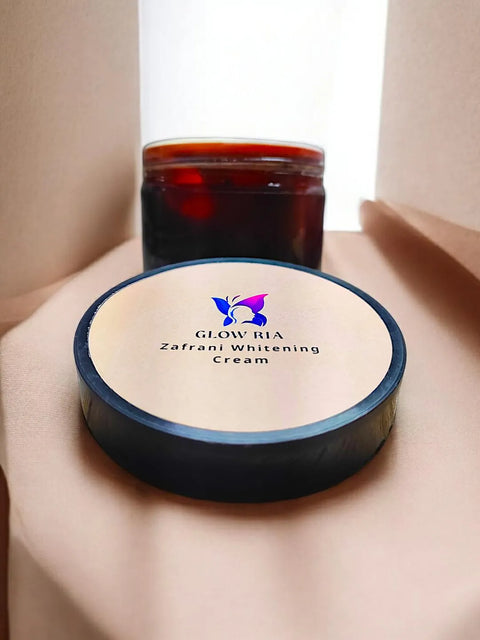 Whitening Cream - 100% Homemade Organic Glow Cream for Face & Body - Natural Skin Brightening Moisturizer for Dark Spots & Glowing Skin - 7 Days Visible Results By The Organic Beauty Pk