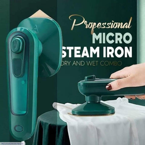 Professional Micro Steam Iron Green Dry Wet Combo