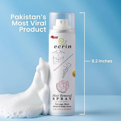 New Original Ecrin Hair Removal Foaming Spray Advance Formula with Refreshing Fragrance 200ml