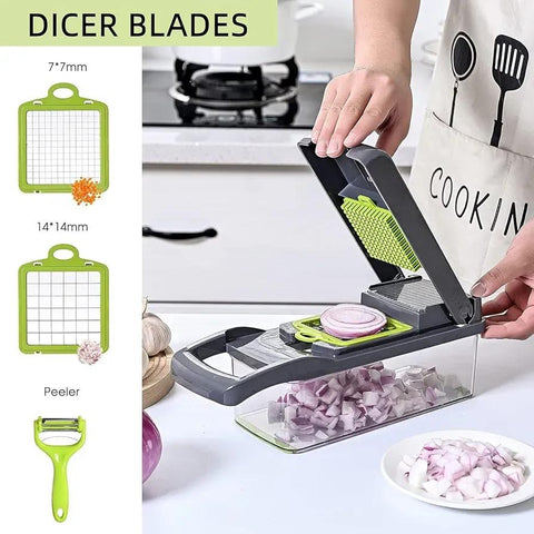 16 in 1 Vegetable Slicer Cutter Multi-Use Kitchen Tool